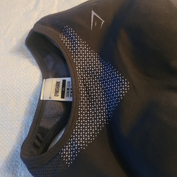 Gymshark Bralette Darker Grey to Black with Purple Highlights Size X Sm. - Picture 2 of 6